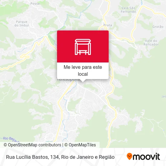 Rua Lucília Bastos, 134 mapa