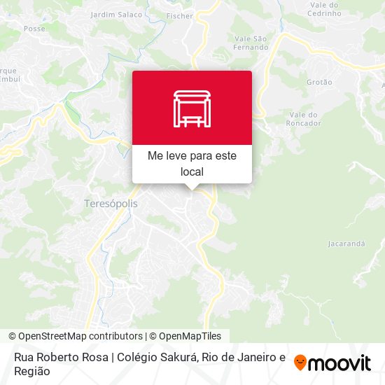Rua Roberto Rosa | Colégio Sakurá mapa
