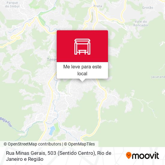 Rua Minas Gerais, 503 (Sentido Centro) mapa