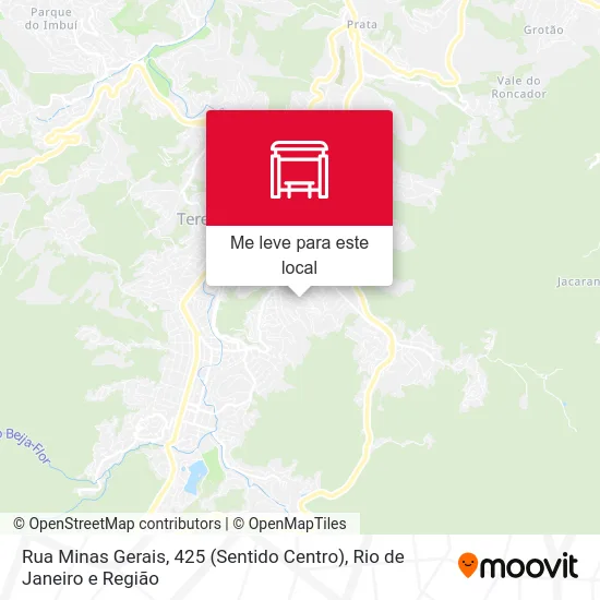 Rua Minas Gerais, 425 (Sentido Centro) mapa