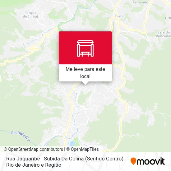 Rua Jaguaribe | Subida Da Colina (Sentido Centro) mapa