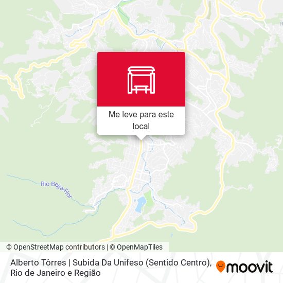 Alberto Tôrres | Subida Da Unifeso (Sentido Centro) mapa