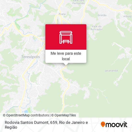 Rodovia Santos Dumont, 659 mapa
