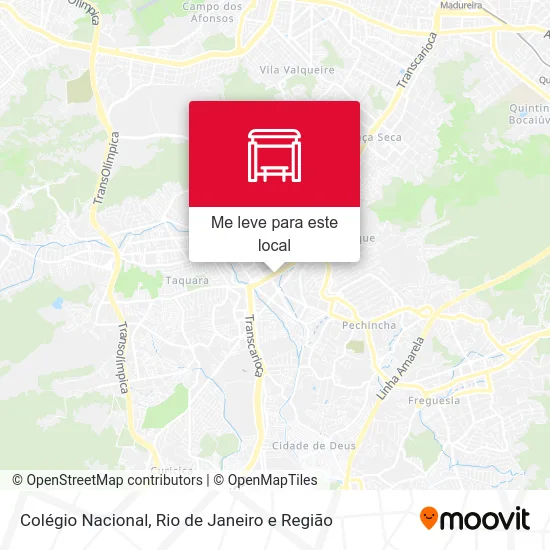 Colégio Nacional mapa