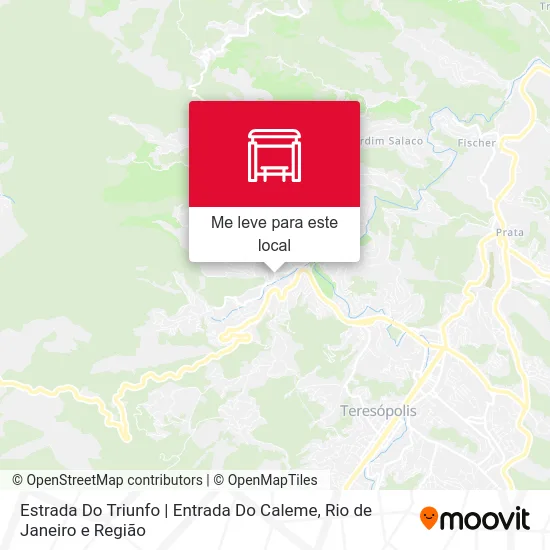 Estrada Do Triunfo | Entrada Do Caleme mapa