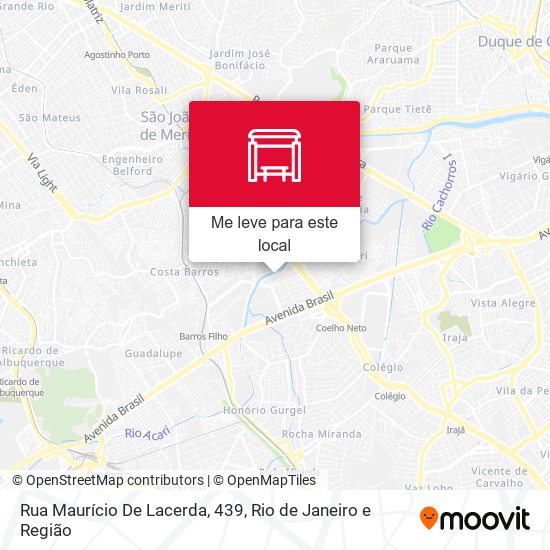 Rua Maurício De Lacerda, 439 mapa