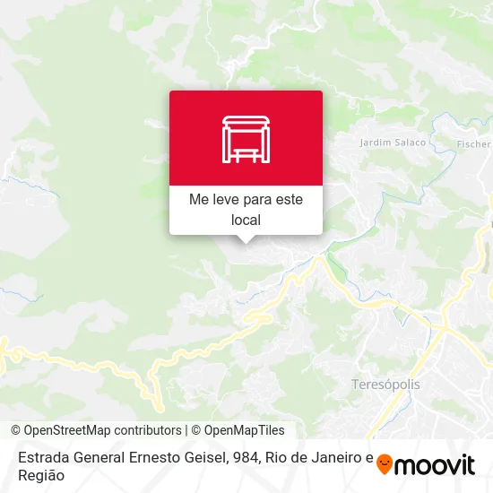 Estrada General Ernesto Geisel, 984 mapa