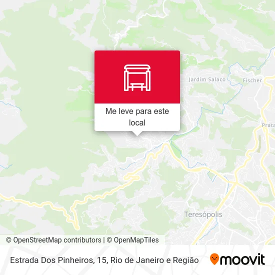 Estrada Dos Pinheiros, 15 mapa