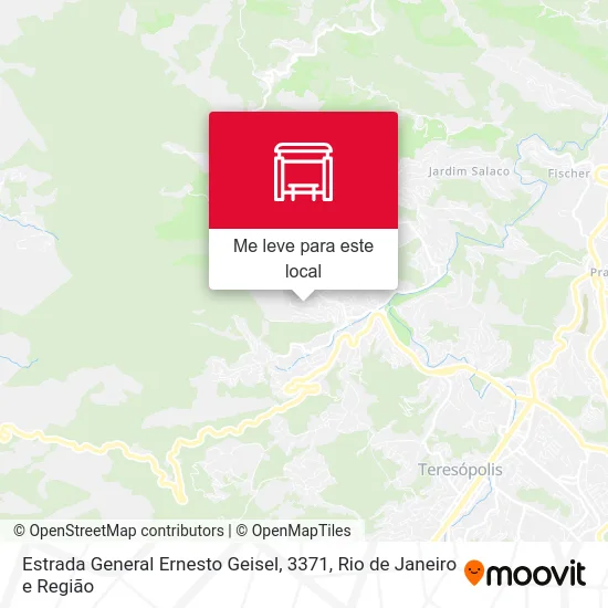 Estrada General Ernesto Geisel, 3371 mapa