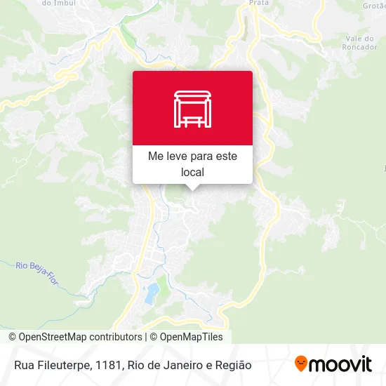 Rua Fileuterpe, 1181 mapa