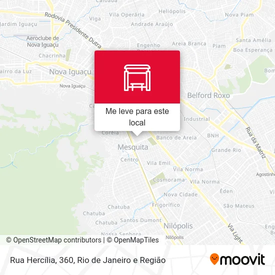 Rua Hercília, 360 mapa