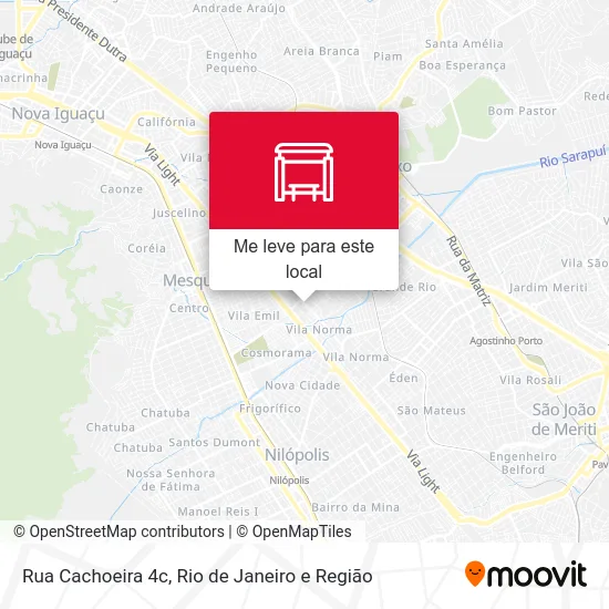 Rua Cachoeira 4c mapa