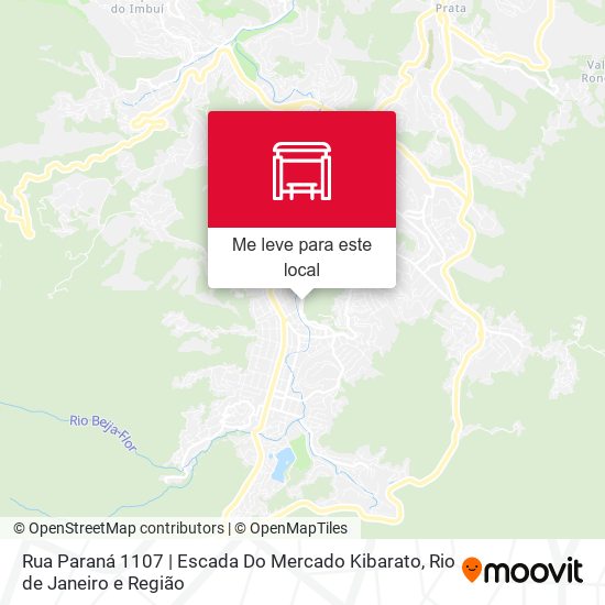 Rua Paraná 1107 | Escada Do Mercado Kibarato mapa