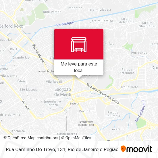 Rua Caminho Do Trevo, 131 mapa