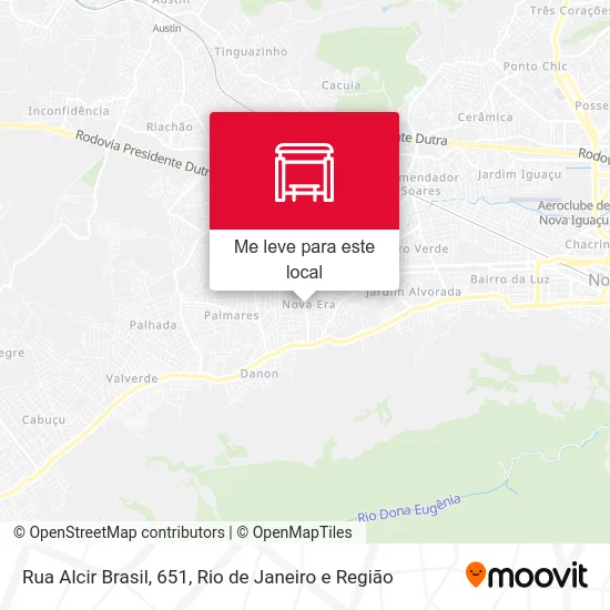 Rua Alcir Brasil, 651 mapa