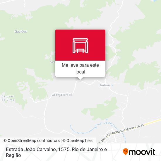 Estrada João Carvalho, 1575 mapa