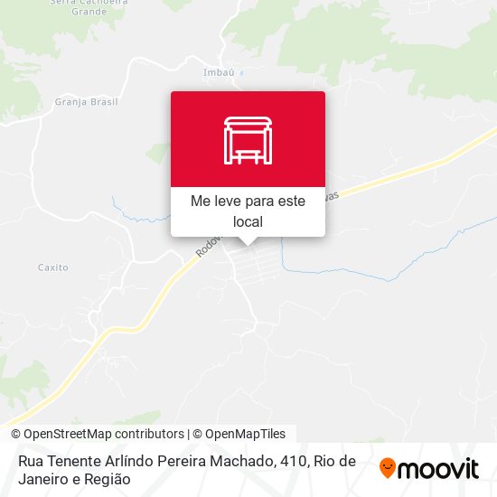 Rua Tenente Arlíndo Pereira Machado, 410 mapa