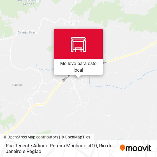 Rua Tenente Arlíndo Pereira Machado, 410 mapa