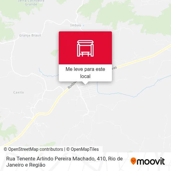 Rua Tenente Arlíndo Pereira Machado, 410 mapa