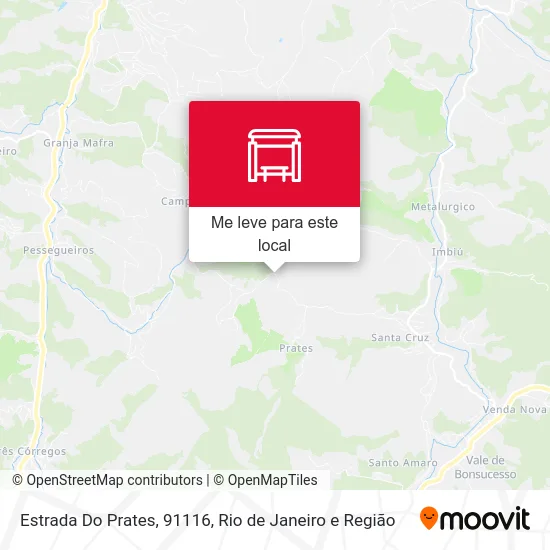 Estrada Do Prates, 91116 mapa