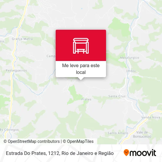 Estrada Do Prates, 1212 mapa