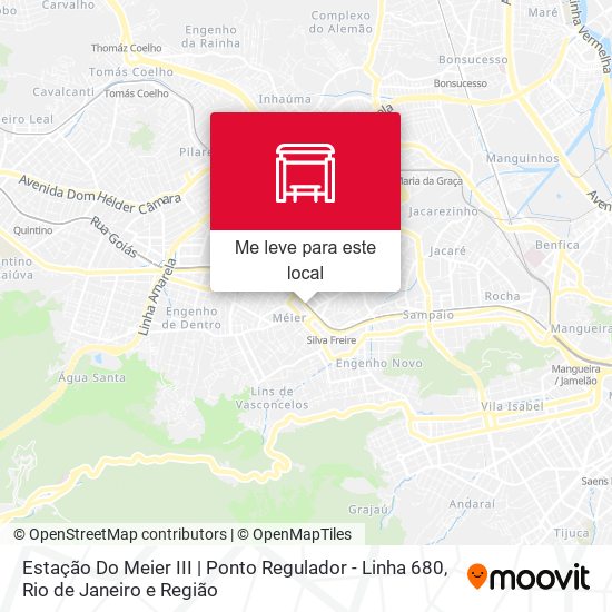 Estação Do Meier III | Ponto Regulador - Linha 680 mapa