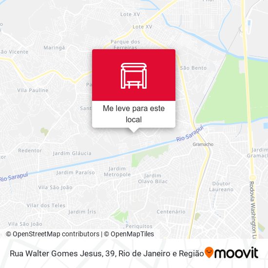 Rua Walter Gomes Jesus, 39 mapa