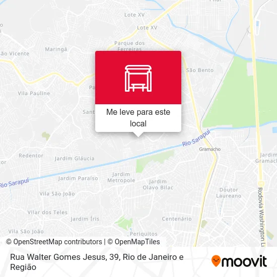 Rua Walter Gomes Jesus, 39 mapa