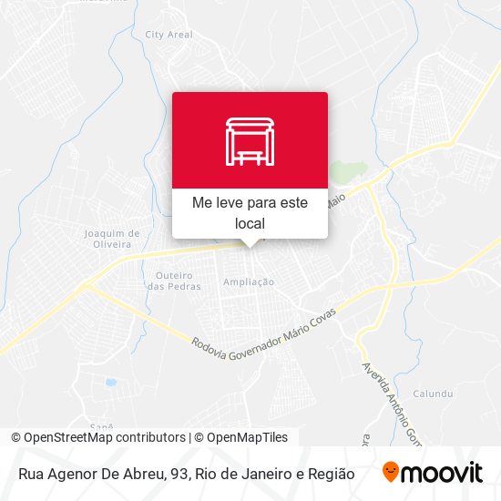 Rua Agenor De Abreu, 93 mapa