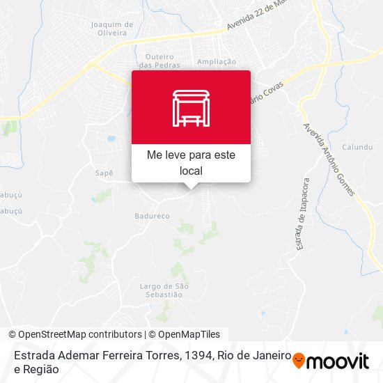 Estrada Ademar Ferreira Torres, 1394 mapa