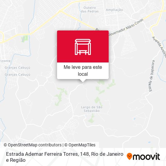 Estrada Ademar Ferreira Torres, 148 mapa