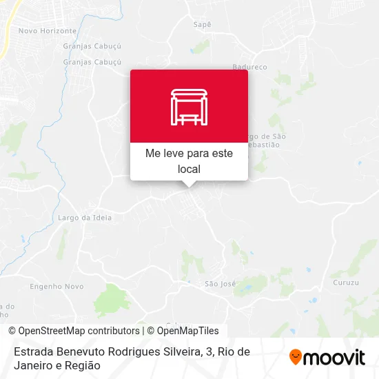 Estrada Benevuto Rodrigues Silveira, 3 mapa