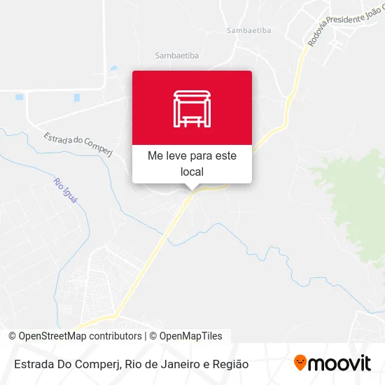 Estrada Do Comperj mapa
