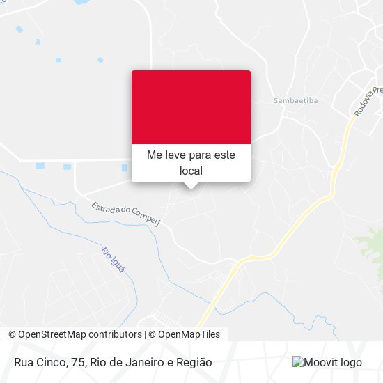 Rua Cinco, 75 mapa