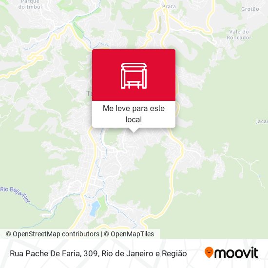 Rua Pache De Faria, 309 mapa