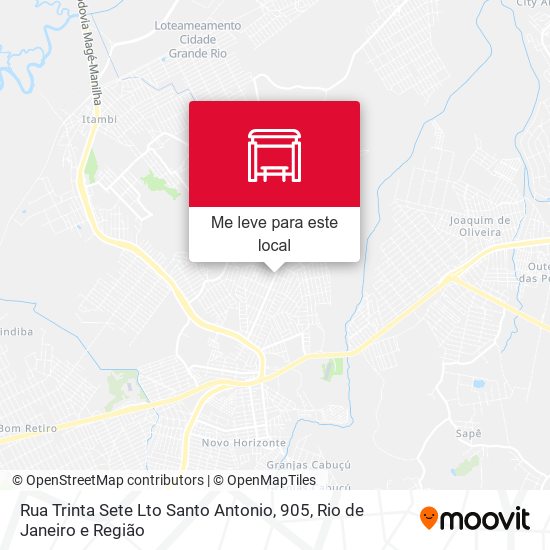 Rua Trinta Sete Lto Santo Antonio, 905 mapa