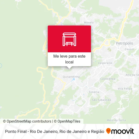 Ponto Final - Rio De Janeiro mapa