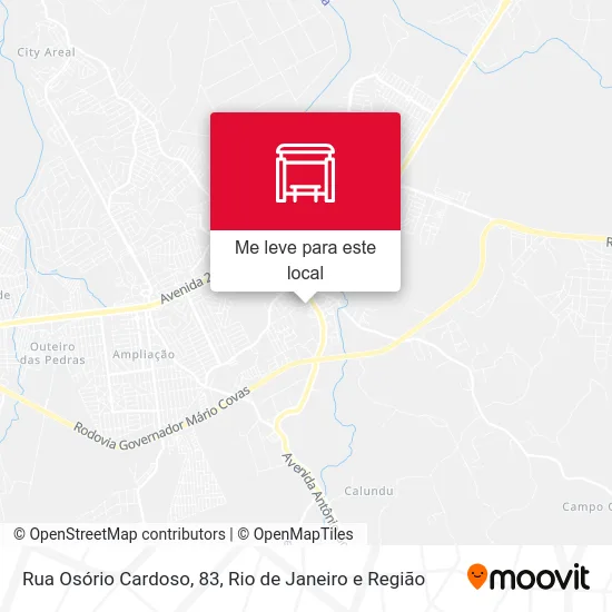 Rua Osório Cardoso, 83 mapa