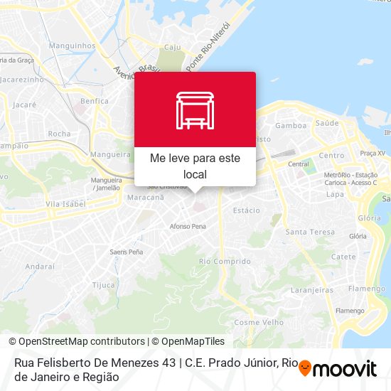 Rua Felisberto De Menezes 43 | C.E. Prado Júnior mapa