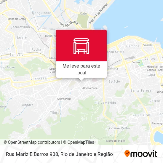Rua Mariz E Barros 938 mapa