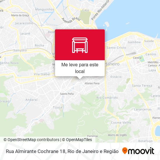 Rua Almirante Cochrane 18 mapa