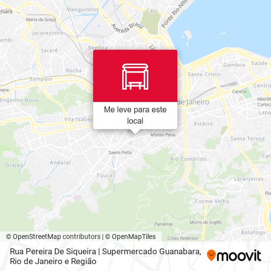 Rua Pereira De Siqueira | Supermercado Guanabara mapa