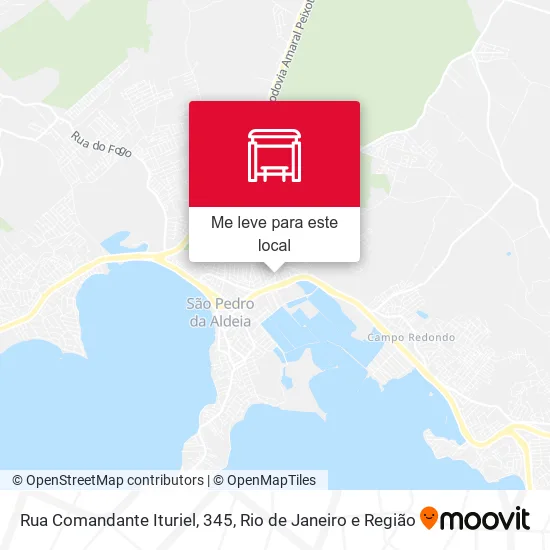 Rua Comandante Ituriel, 345 mapa