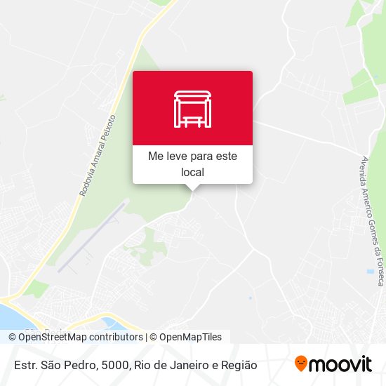 Estr. São Pedro, 5000 mapa
