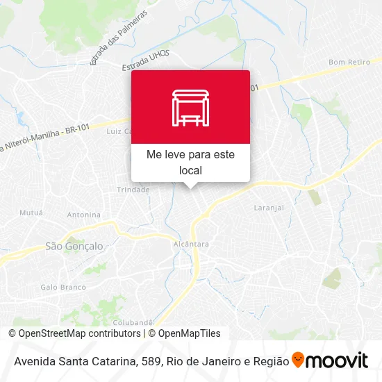 Avenida Santa Catarina, 589 mapa