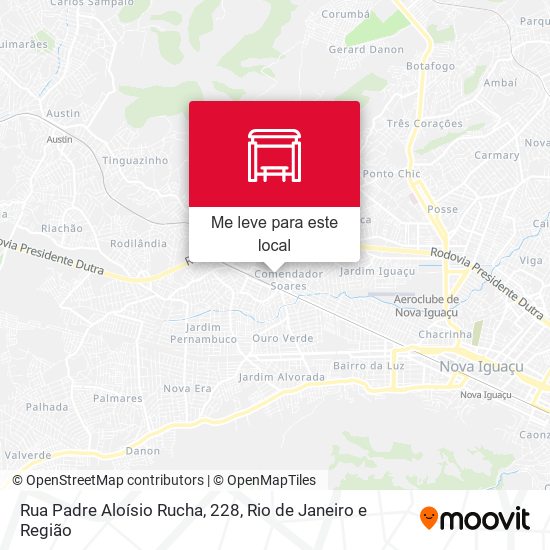 Rua Padre Aloísio Rucha, 228 mapa