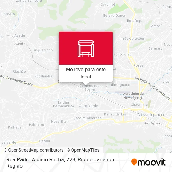 Rua Padre Aloísio Rucha, 228 mapa