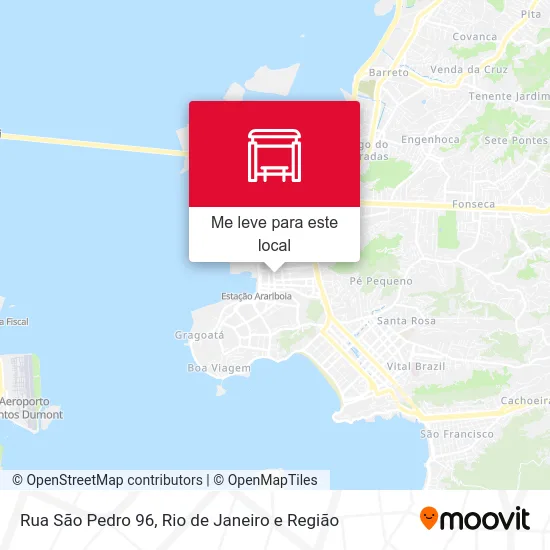 Rua São Pedro 96 mapa