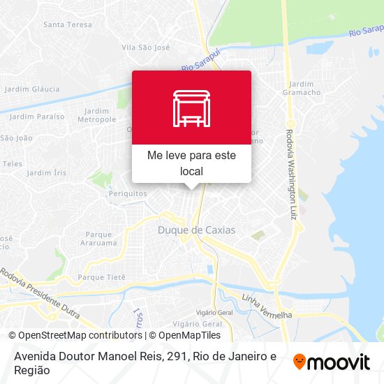 Avenida Doutor Manoel Reis, 291 mapa