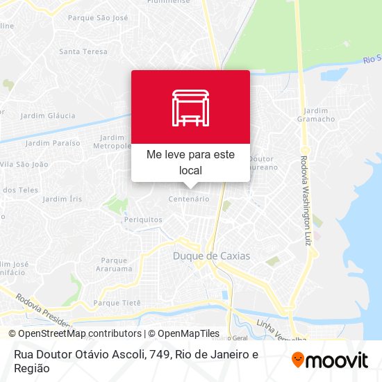 Rua Doutor Otávio Ascoli, 749 mapa
